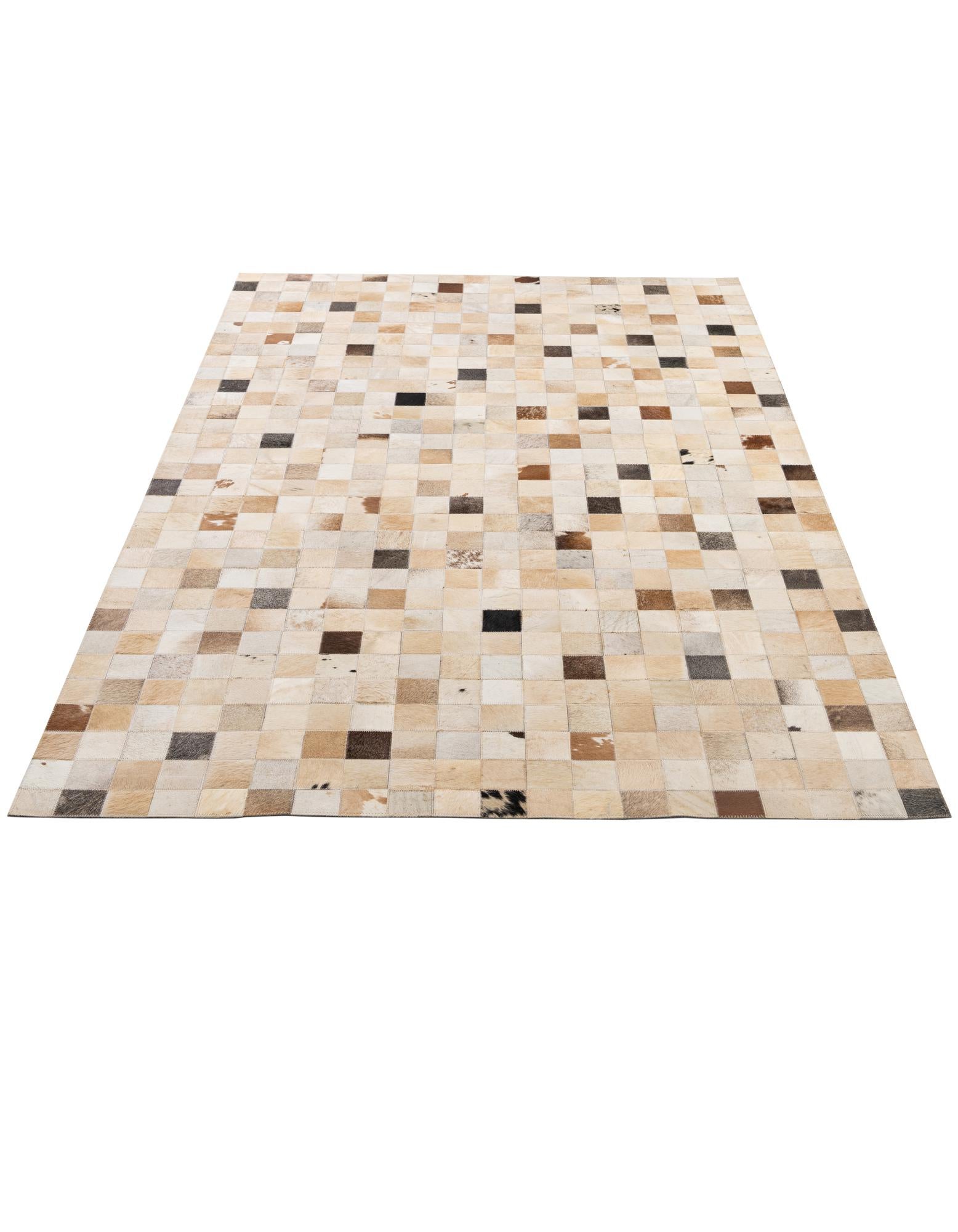 5' 1 x 8' 1 Cowhide - Patchwork Rug