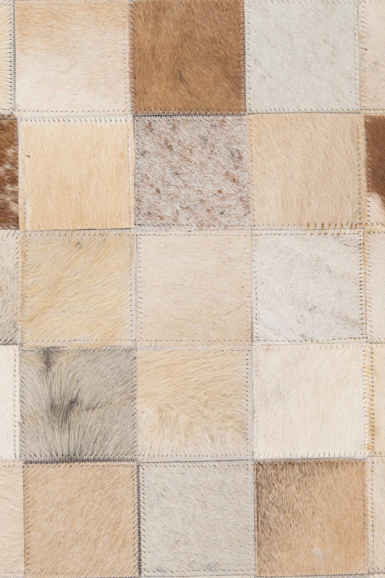 5' 1 x 8' 1 Cowhide - Patchwork Rug
