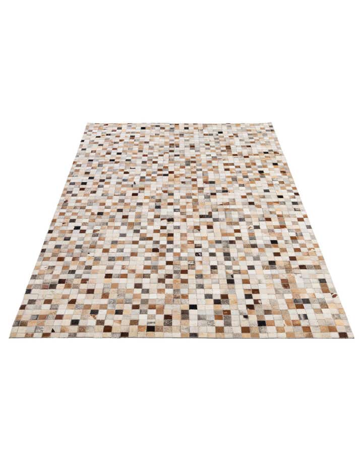 5' 1 x 8' 1 Cowhide - Patchwork Rug
