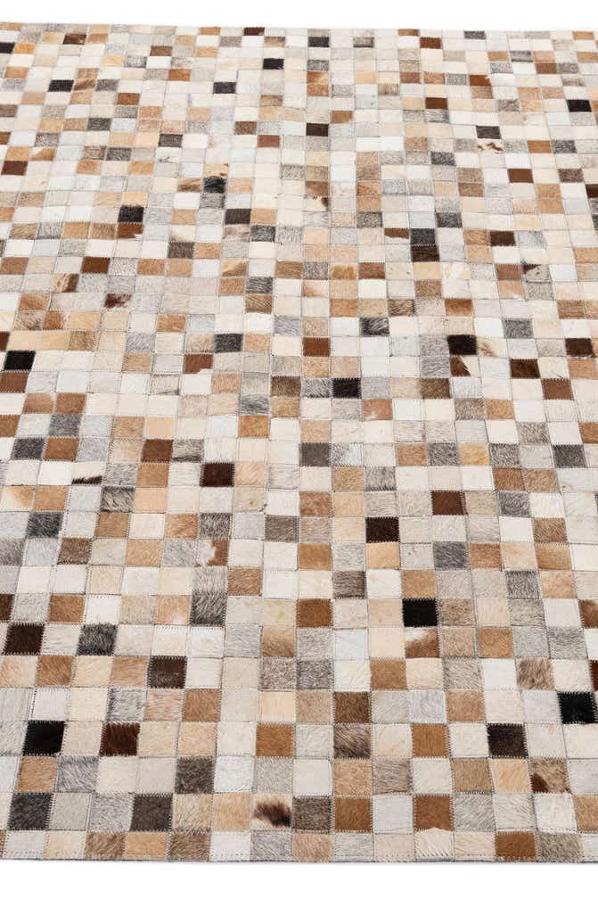 5' 1 x 8' 1 Cowhide - Patchwork Rug