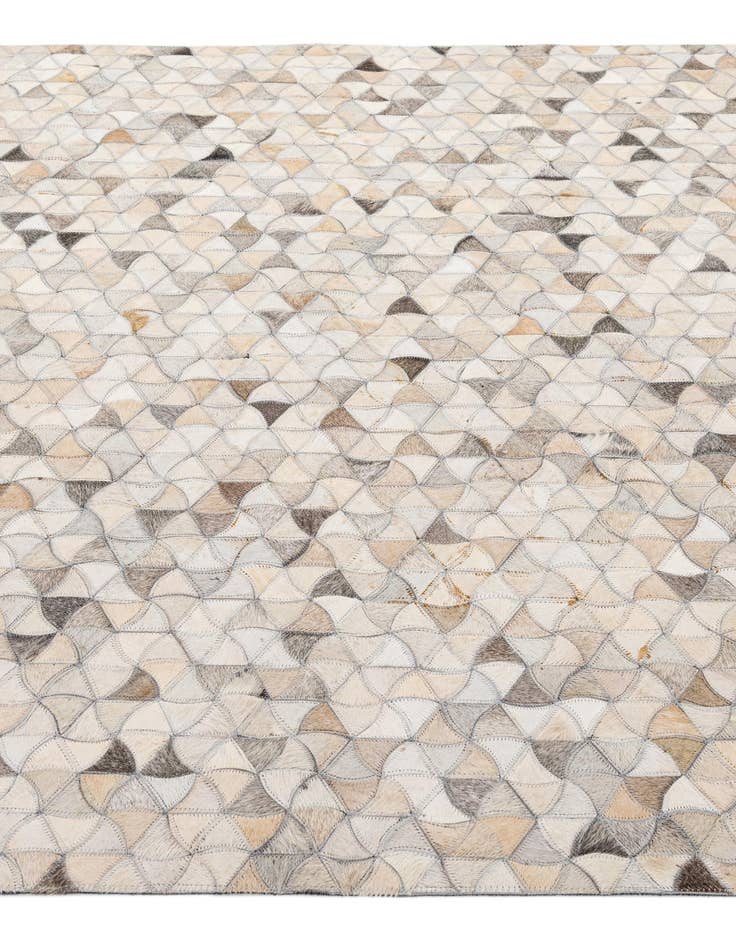 Detail image of 5' x 7' 11 Cowhide - Patchwork Rug