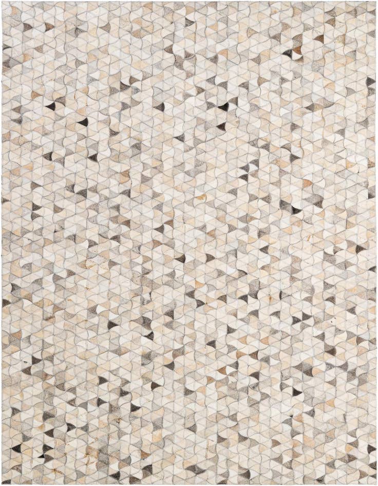 Detail image of 5' x 7' 11 Cowhide - Patchwork Rug