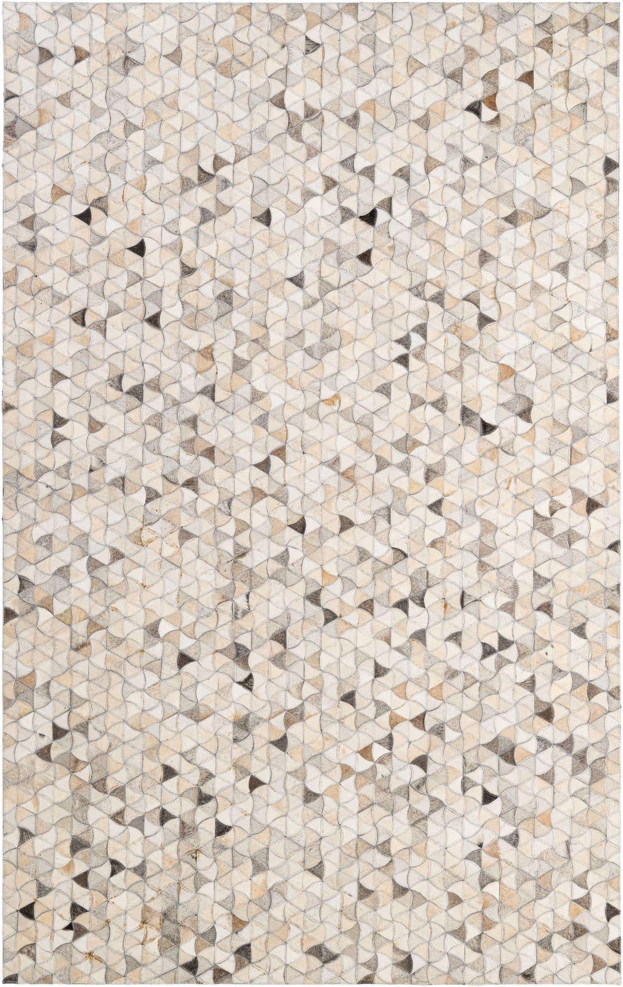 5' x 7' 11 Cowhide - Patchwork Rug