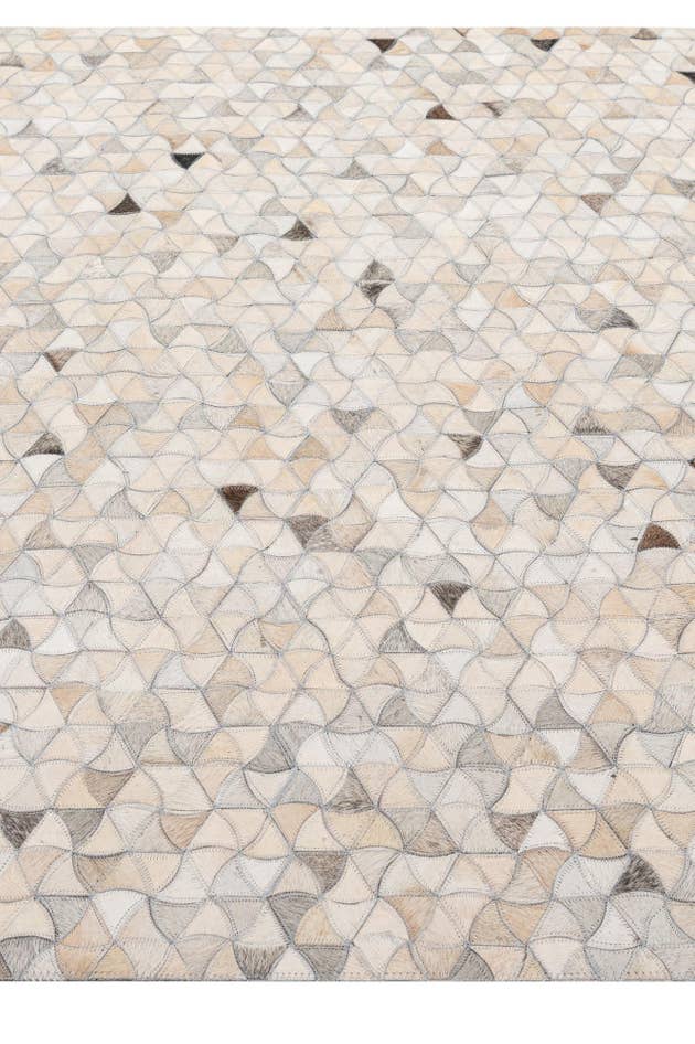 Detail image of 5' x 8' Cowhide - Patchwork Rug