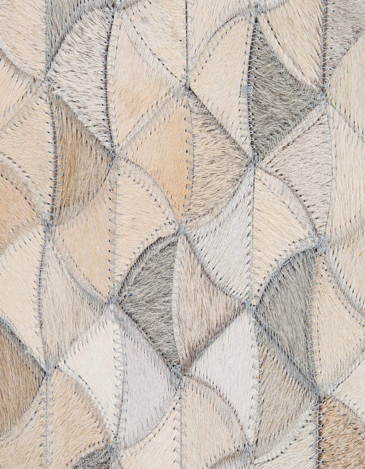 Detail image of 5' x 8' Cowhide - Patchwork Rug