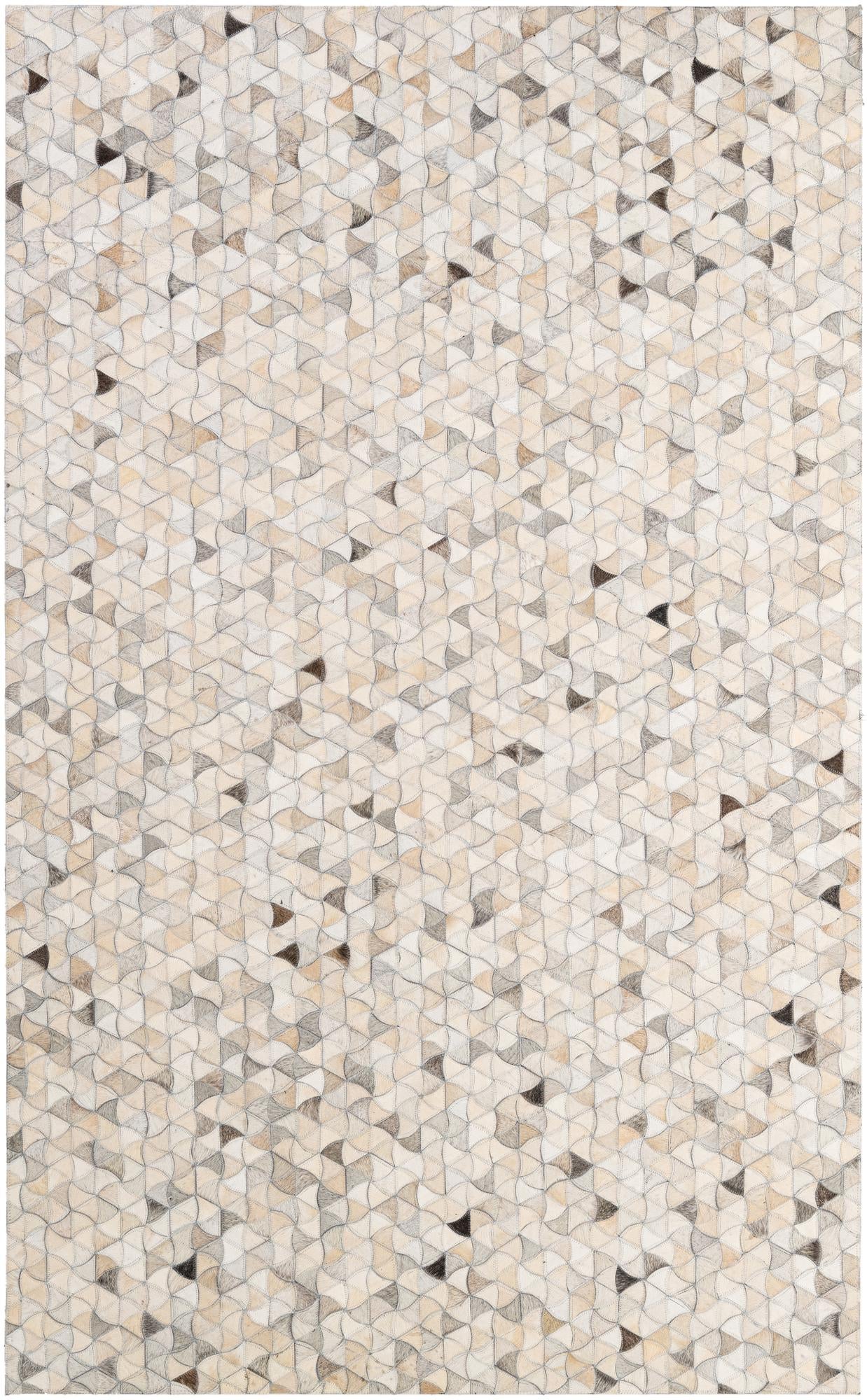 5' x 8' Cowhide - Patchwork Rug