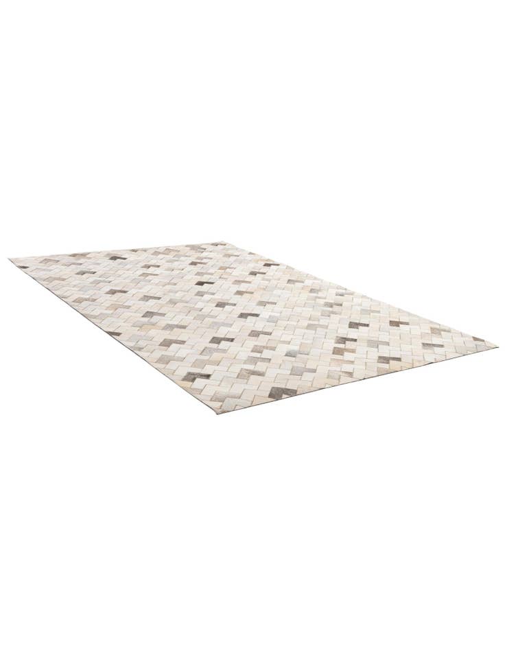 Detail image of 5' 2 x 8' Cowhide - Patchwork Rug