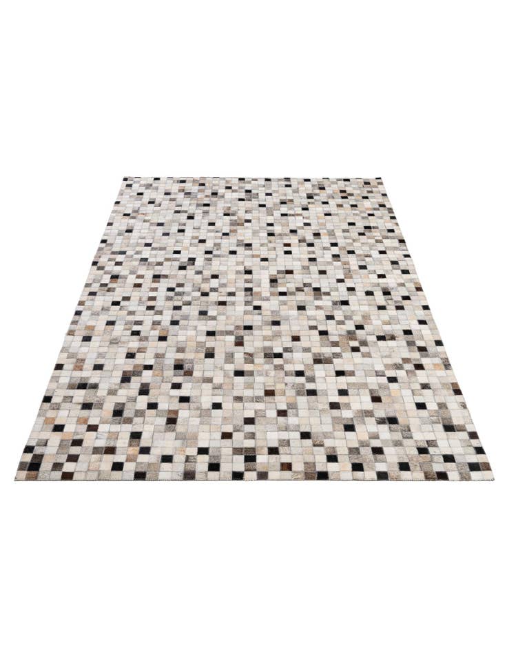 Detail image of 5' x 7' 11 Cowhide - Patchwork Rug