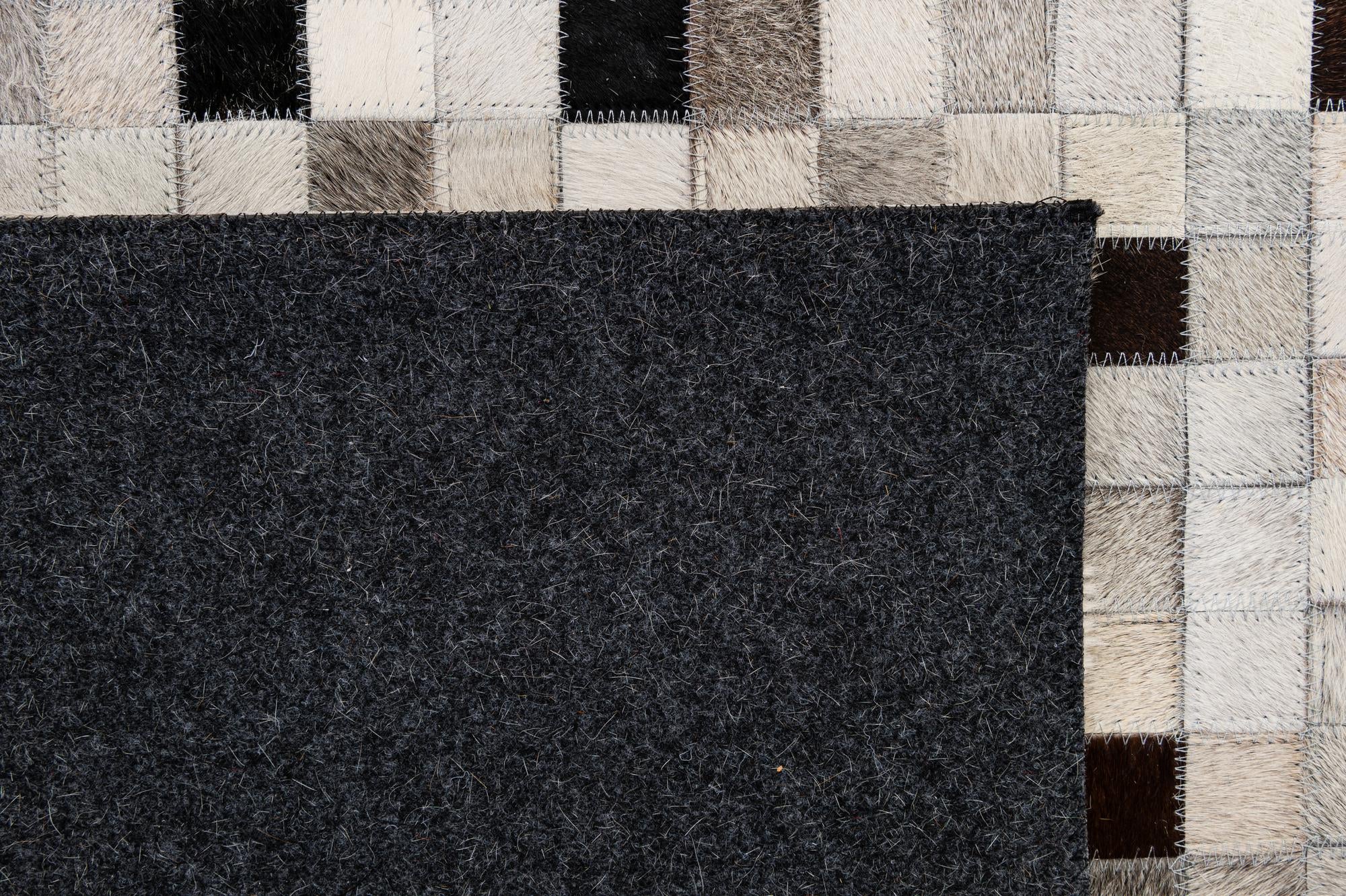 5' x 7' 11 Cowhide - Patchwork Rug