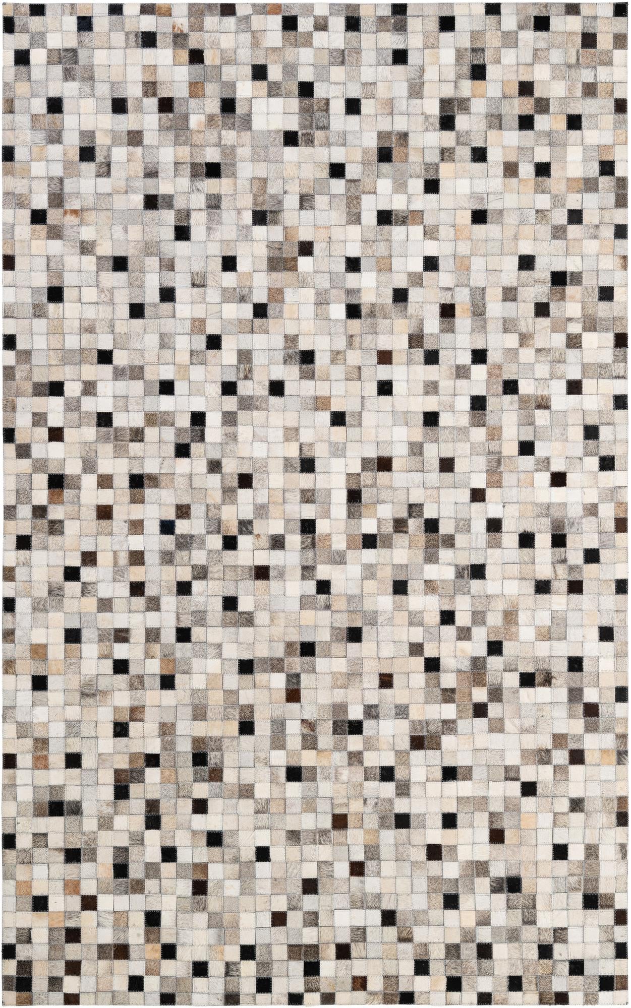 5' x 7' 11 Cowhide - Patchwork Rug