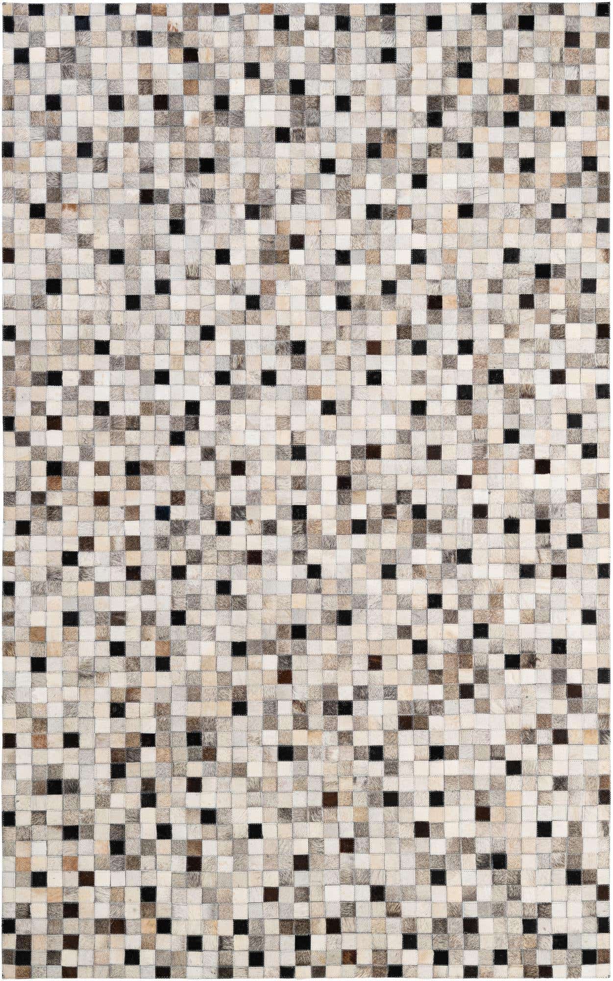 5' x 7' 11 Cowhide - Patchwork Rug