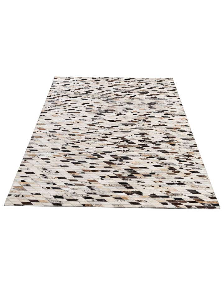 5' 1 x 7' 10 Cowhide - Patchwork Rug