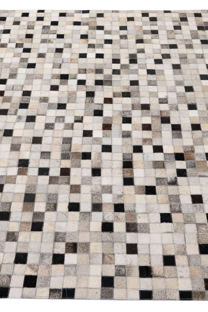 5' 2 x 8' 2 Cowhide - Patchwork Rug