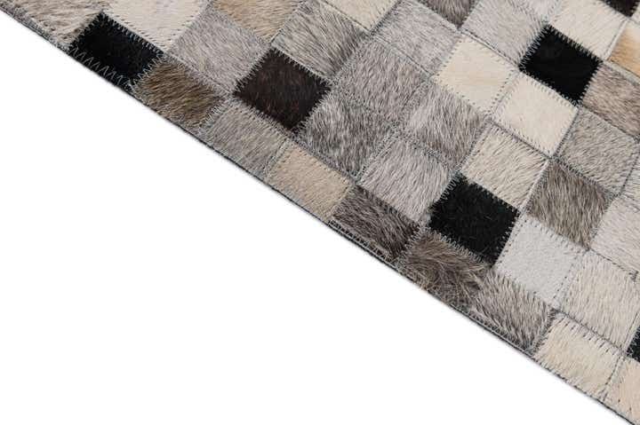 5' 2 x 8' 2 Cowhide - Patchwork Rug
