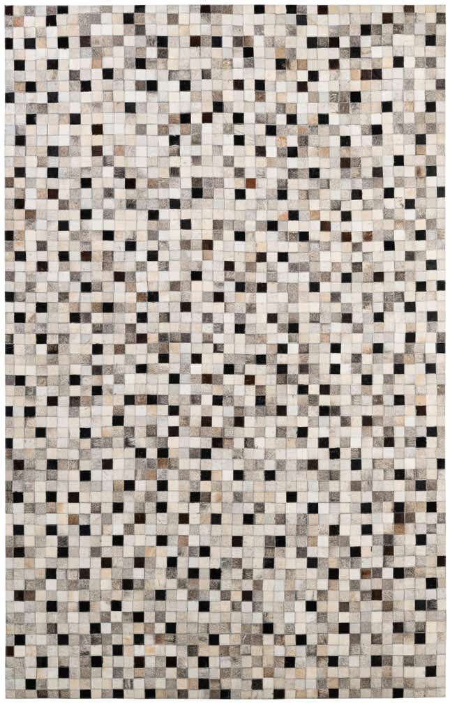 5' 2 x 8' 2 Cowhide - Patchwork Rug