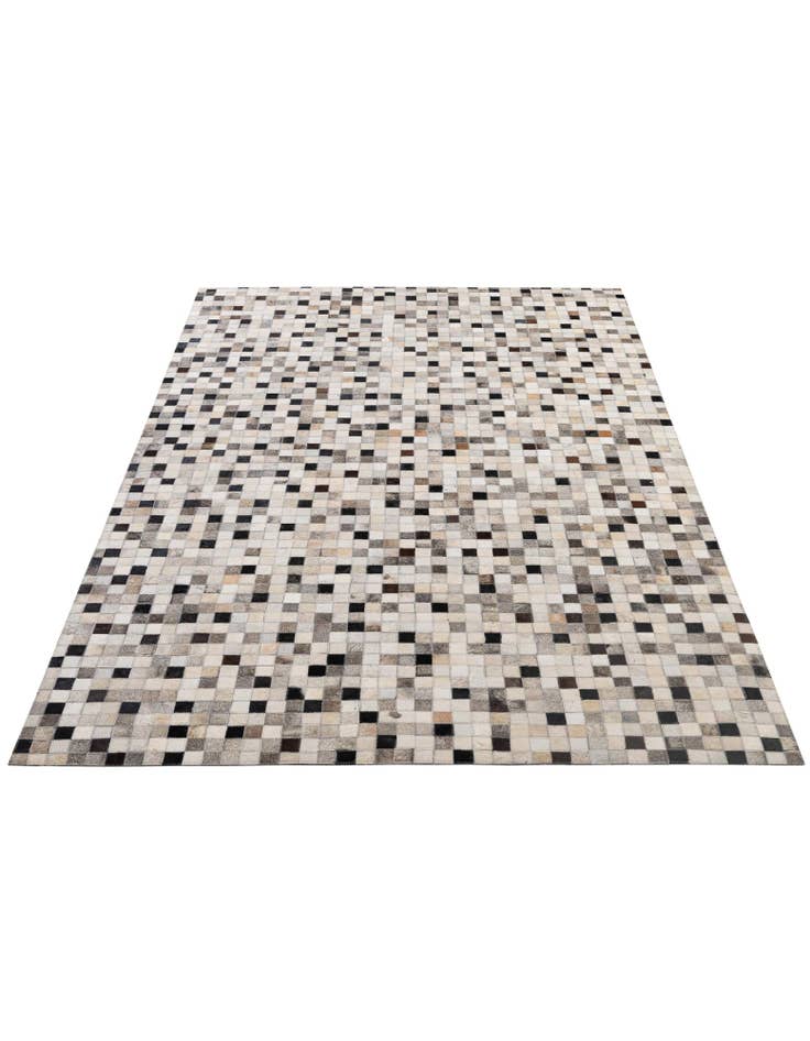 Detail image of 5' x 7' 11 Cowhide - Patchwork Rug