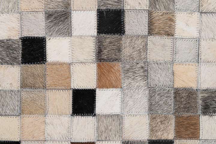 5' x 7' 11 Cowhide - Patchwork Rug