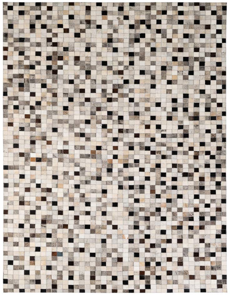 Detail image of 5' x 7' 11 Cowhide - Patchwork Rug