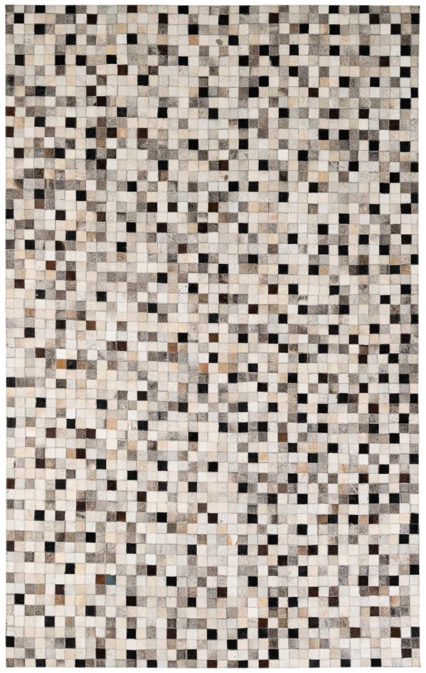 Detail image of 5' x 7' 11 Cowhide - Patchwork Rug