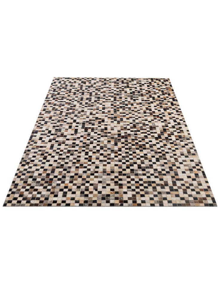 Detail image of 5' x 7' 11 Cowhide - Patchwork Rug