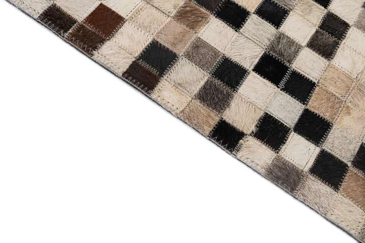 5' x 7' 11 Cowhide - Patchwork Rug