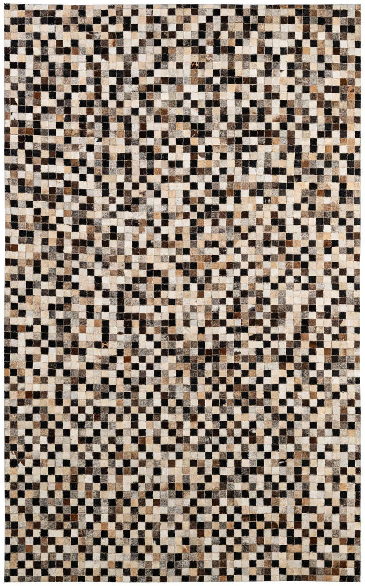 5' x 7' 11 Cowhide - Patchwork Rug