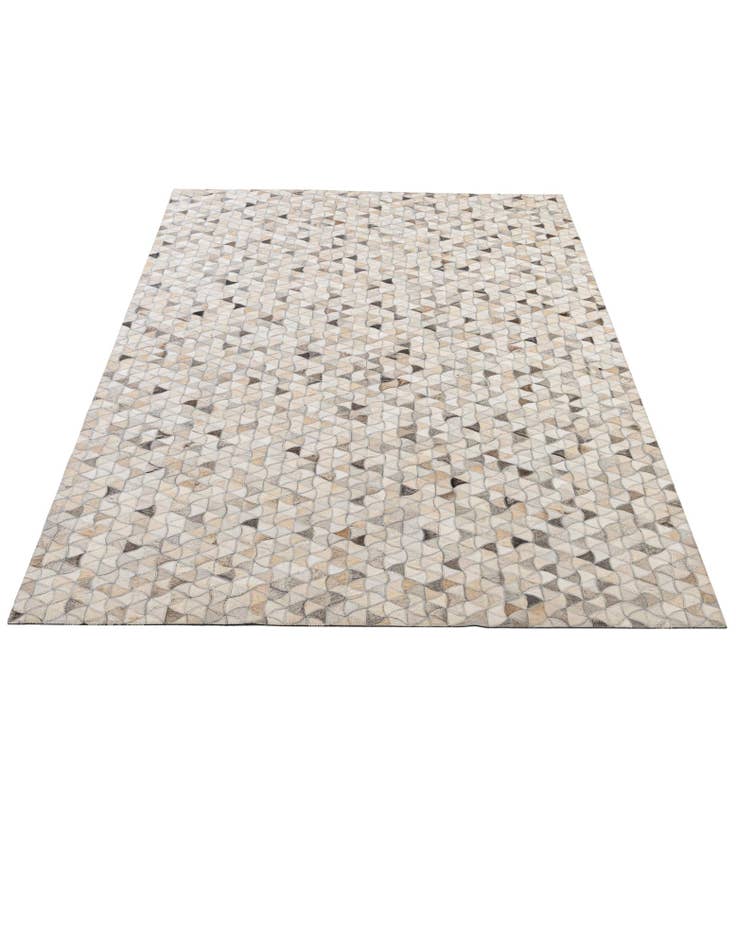 Detail image of 5' 2 x 8' Cowhide - Patchwork Rug