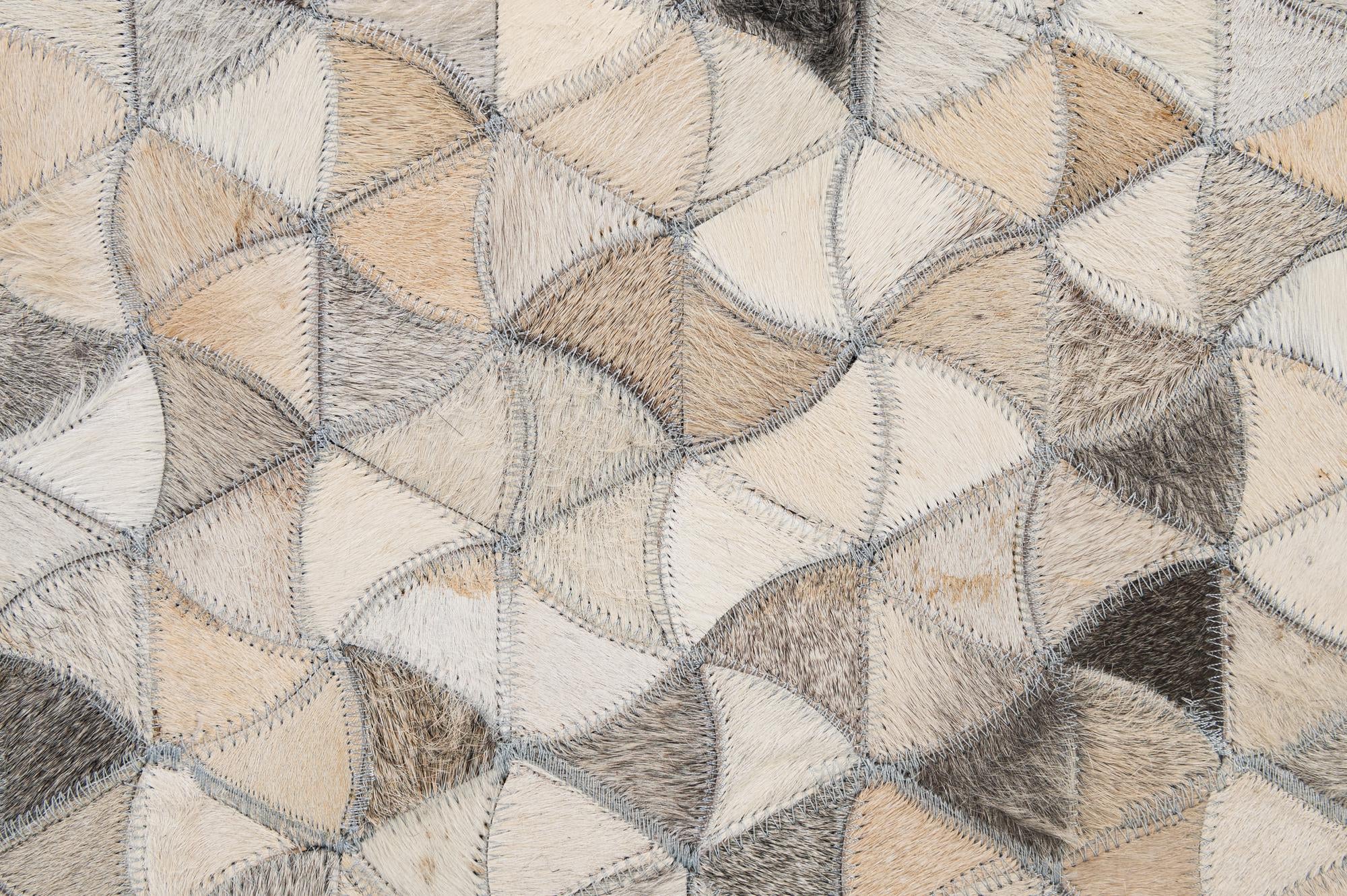 5' 2 x 8' Cowhide - Patchwork Rug