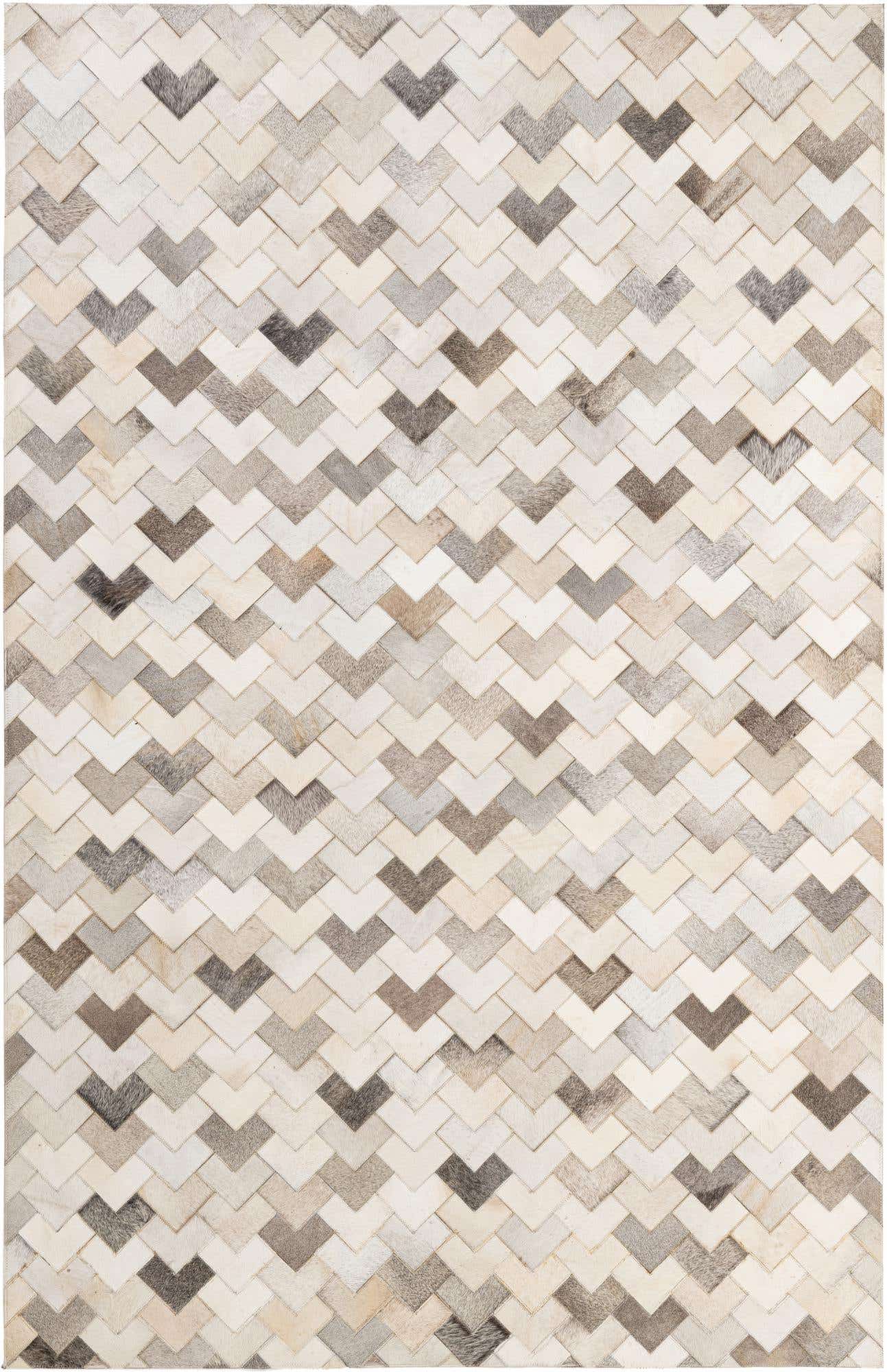 5' 3 x 7' 11 Cowhide - Patchwork Rug