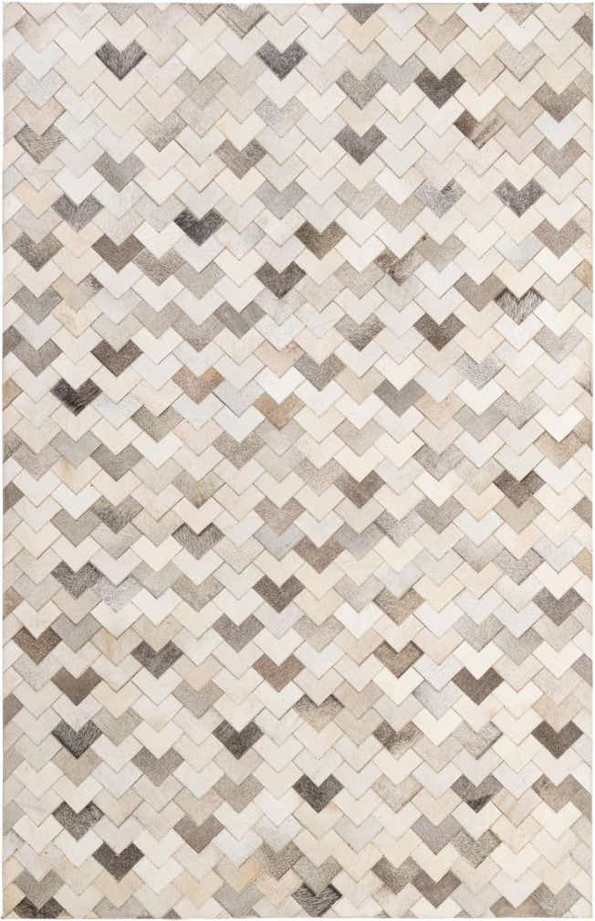 5' 3 x 7' 11 Cowhide - Patchwork Rug