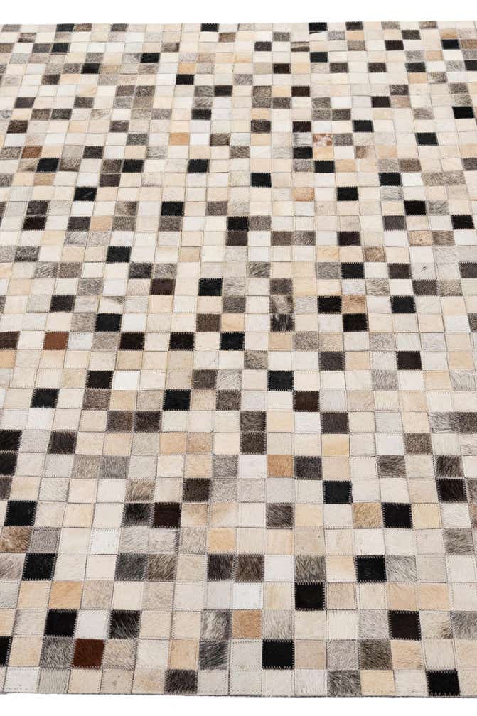 4' 11 x 8' 2 Cowhide - Patchwork Rug