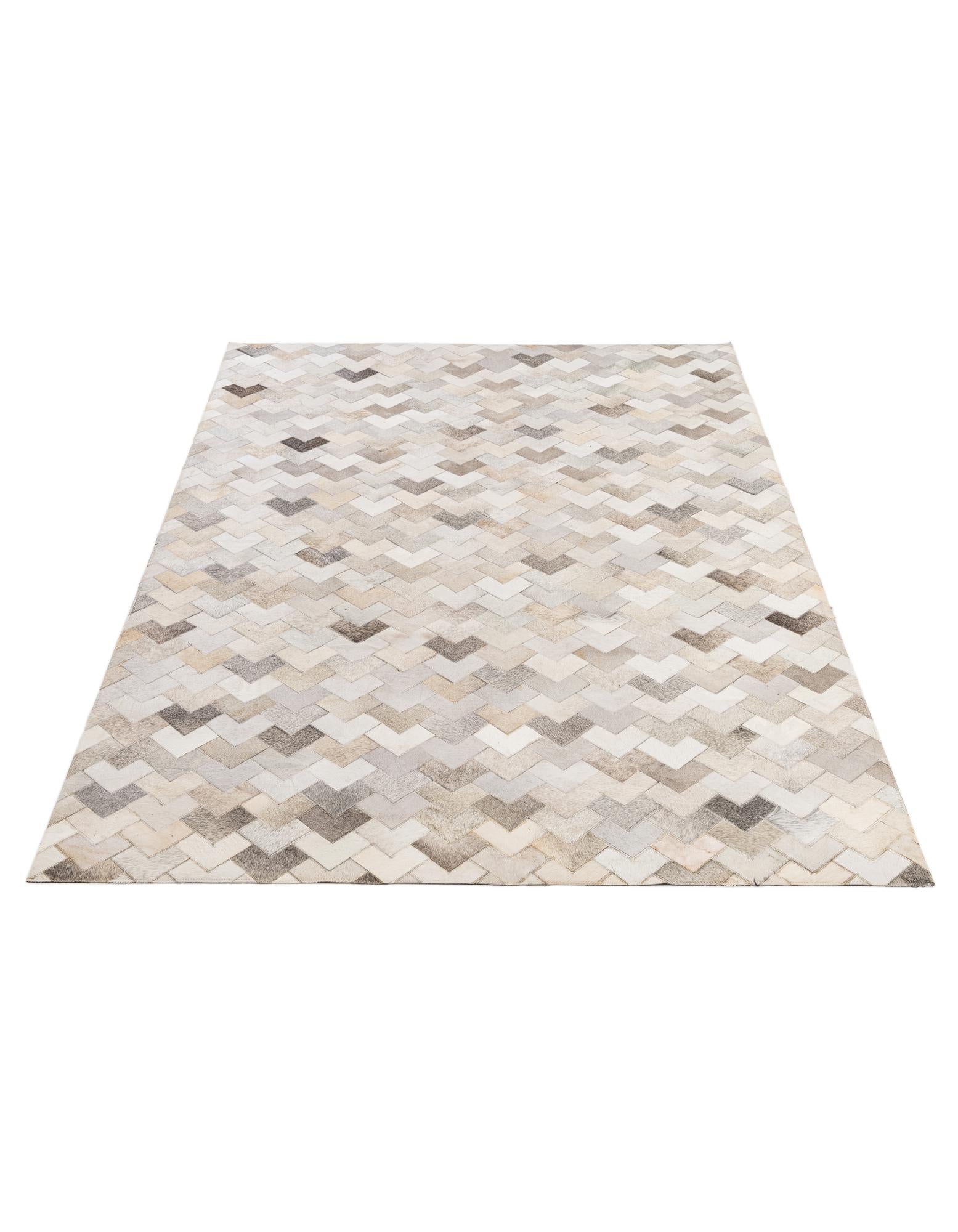 5' 3 x 8' 1 Cowhide - Patchwork Rug