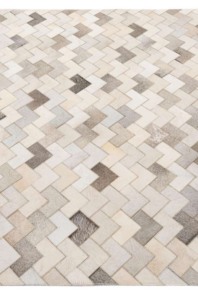 5' 3 x 7' 11 Cowhide - Patchwork Rug