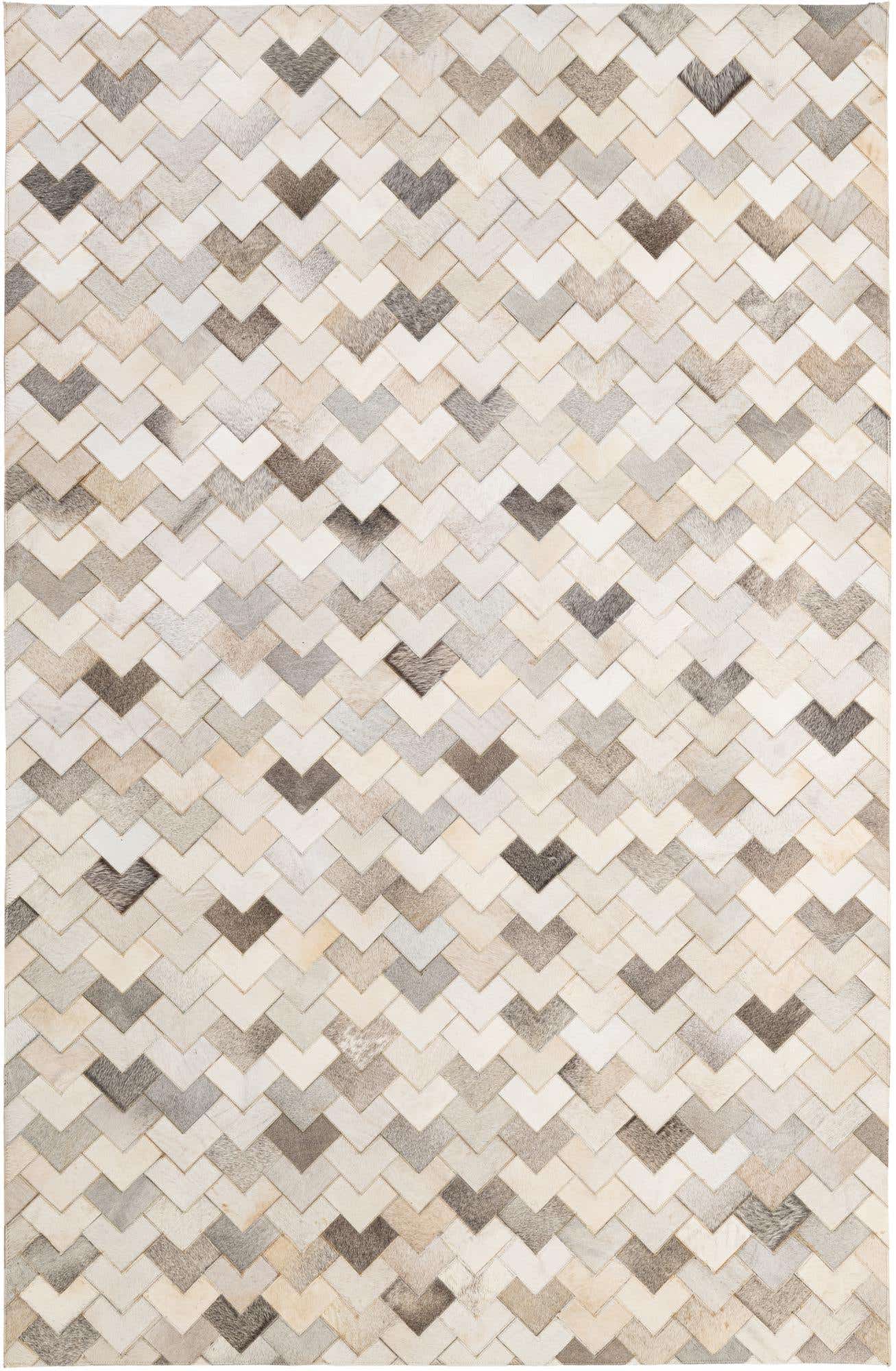5' 3 x 7' 11 Cowhide - Patchwork Rug