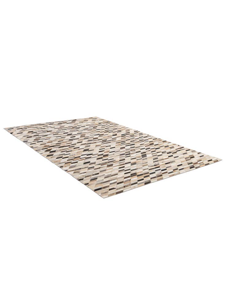 Detail image of 5' 1 x 7' 10 Cowhide - Patchwork Rug