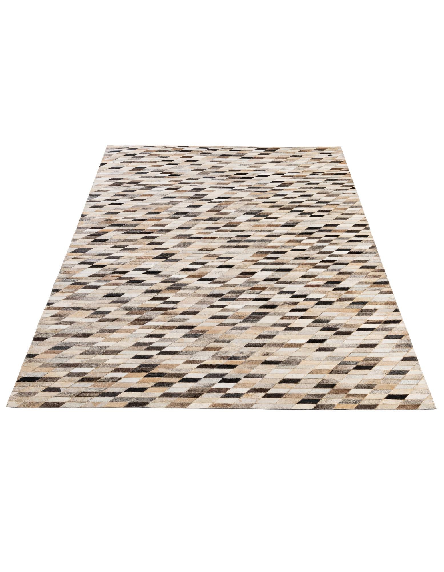 5' 1 x 7' 10 Cowhide - Patchwork Rug