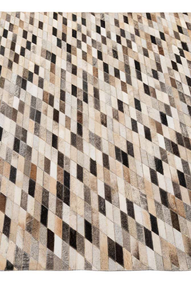 5' 1 x 7' 10 Cowhide - Patchwork Rug