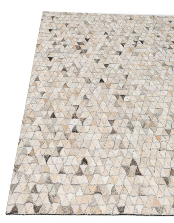 Detail image of 5' x 8' Cowhide - Patchwork Rug