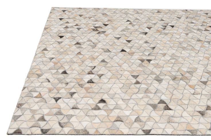 Detail image of 5' x 8' Cowhide - Patchwork Rug
