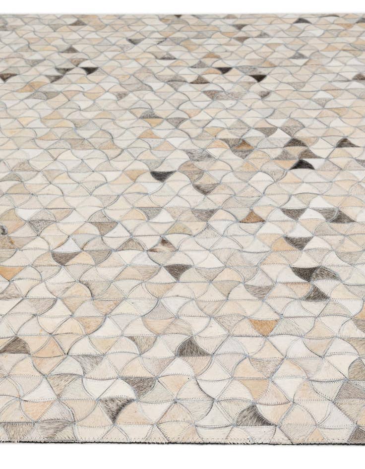 Detail image of 5' x 8' Cowhide - Patchwork Rug