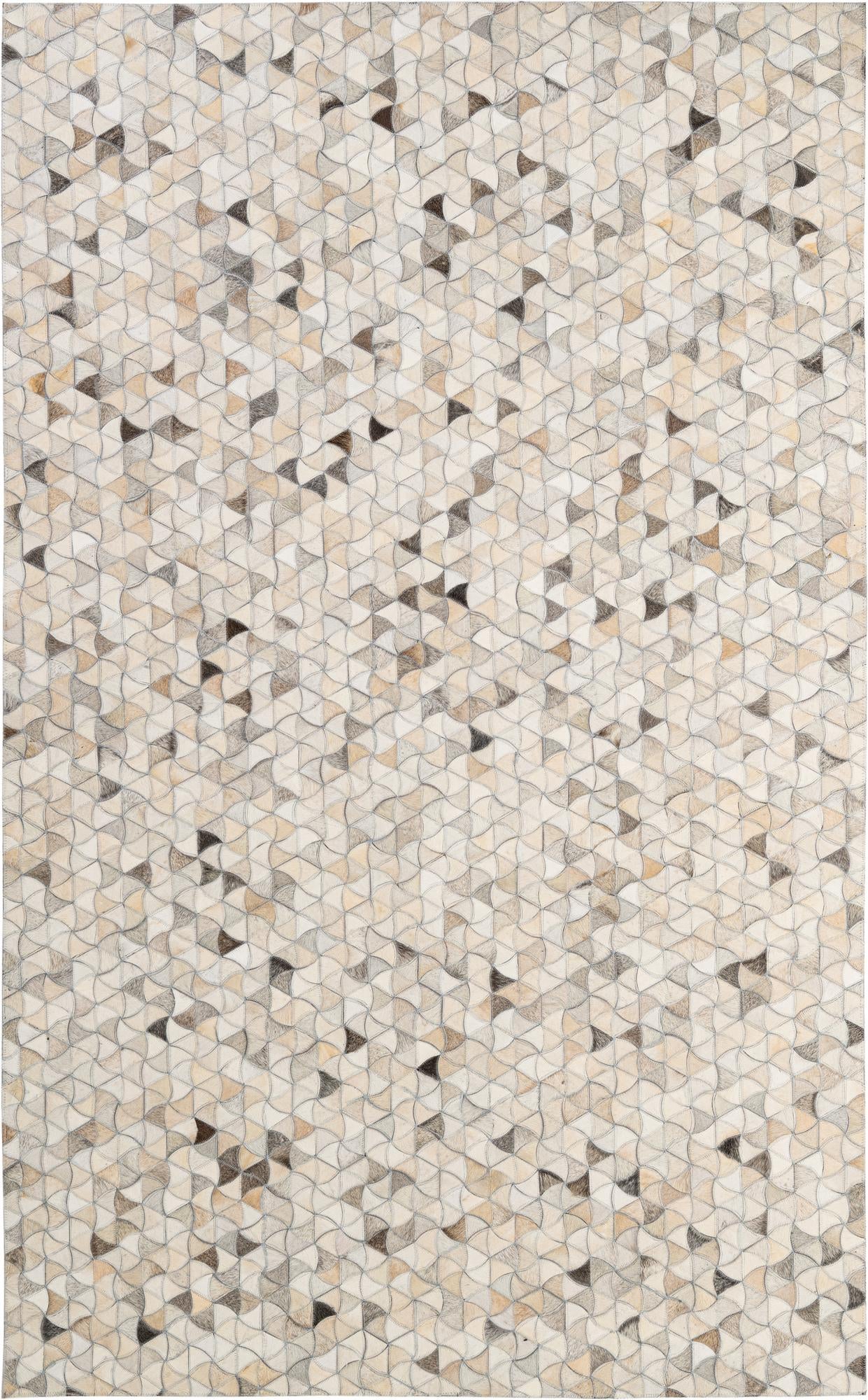5' x 8' Cowhide - Patchwork Rug