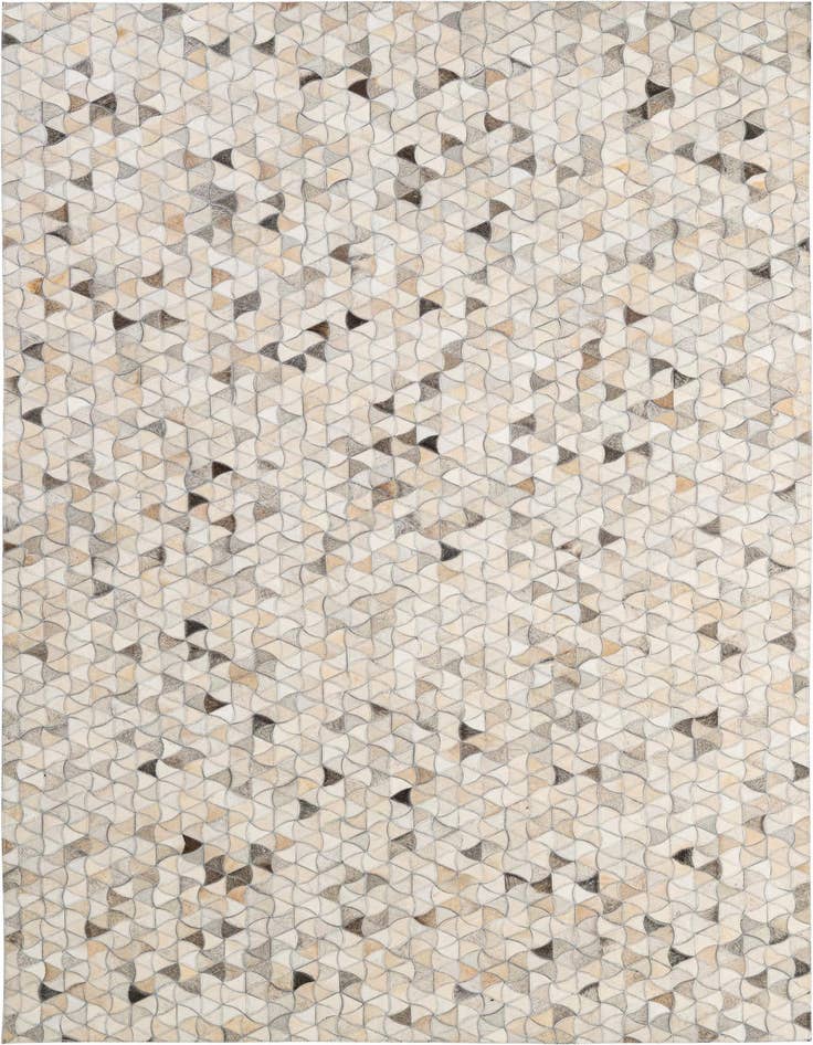Detail image of 5' x 8' Cowhide - Patchwork Rug