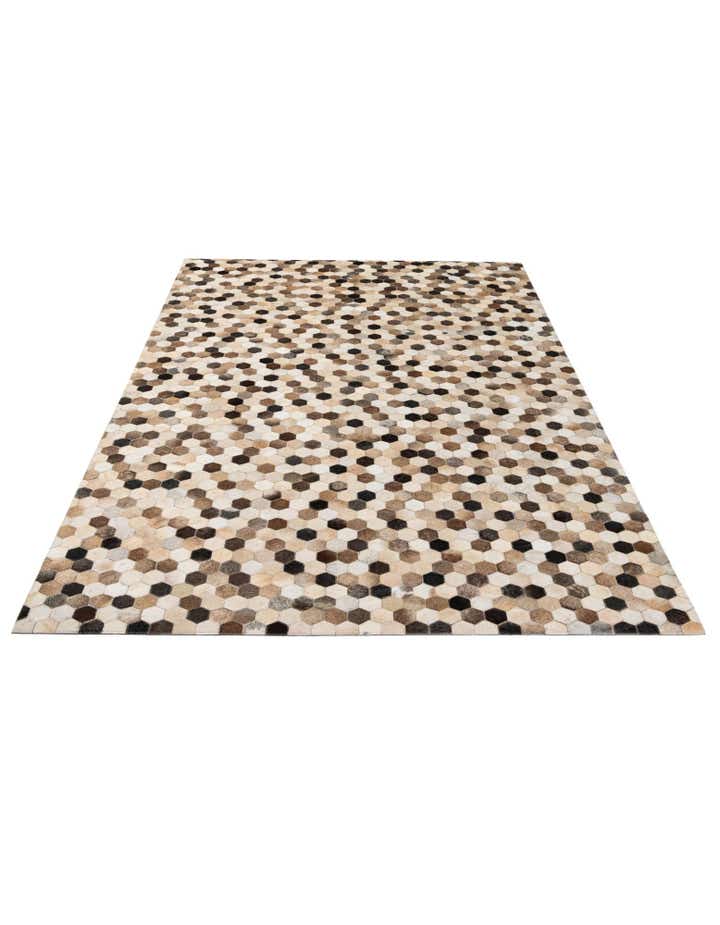 5' 1 x 8' Cowhide - Patchwork Rug