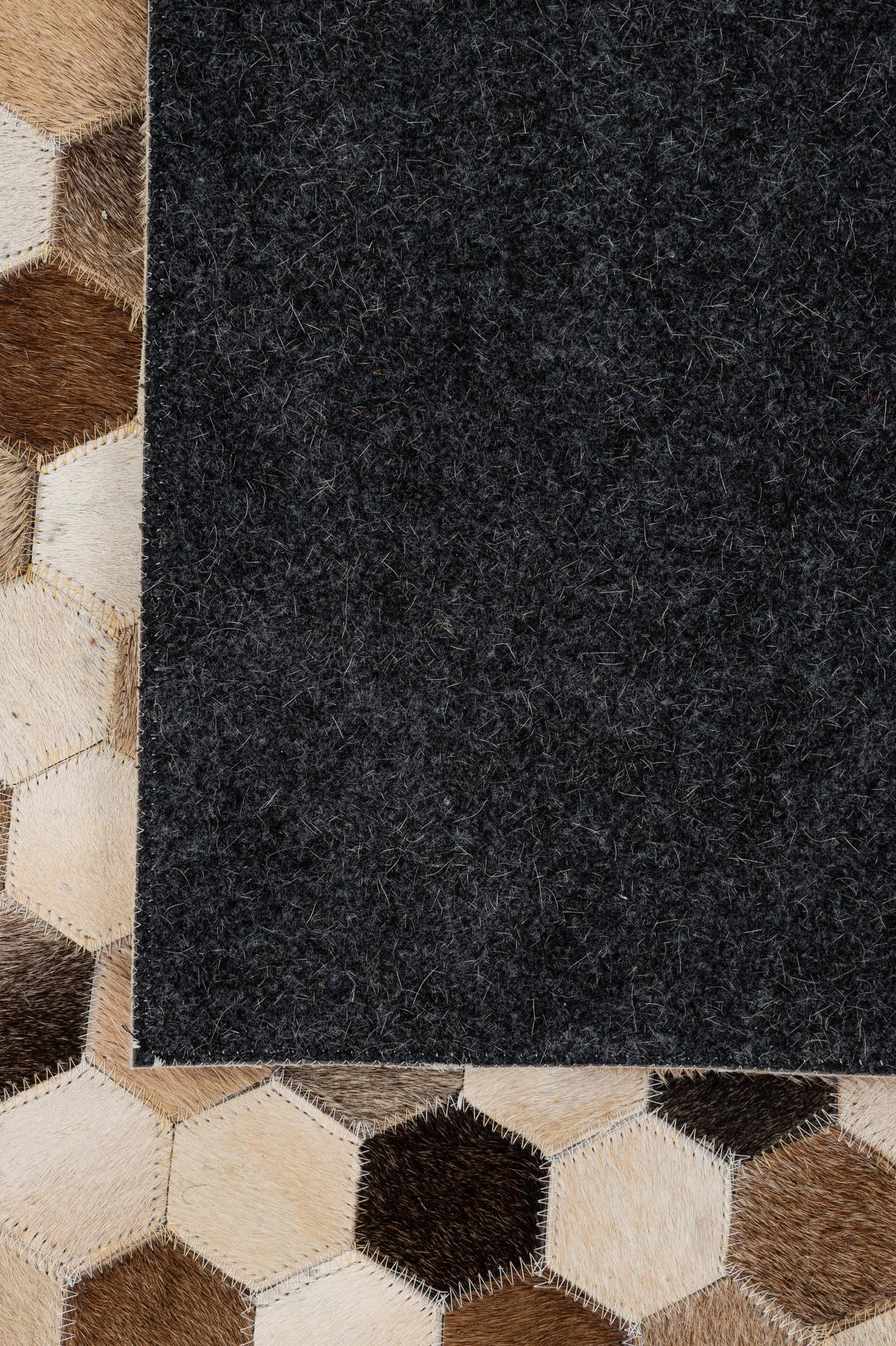 5' 1 x 8' Cowhide - Patchwork Rug