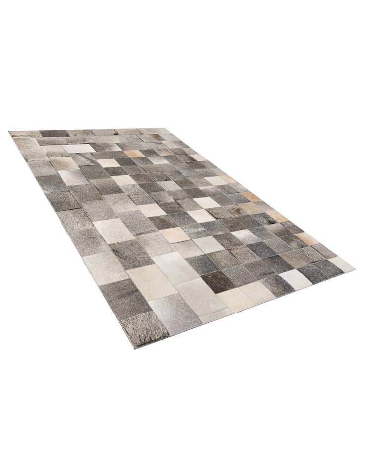 Detail image of 5' x 8' Cowhide - Patchwork Rug