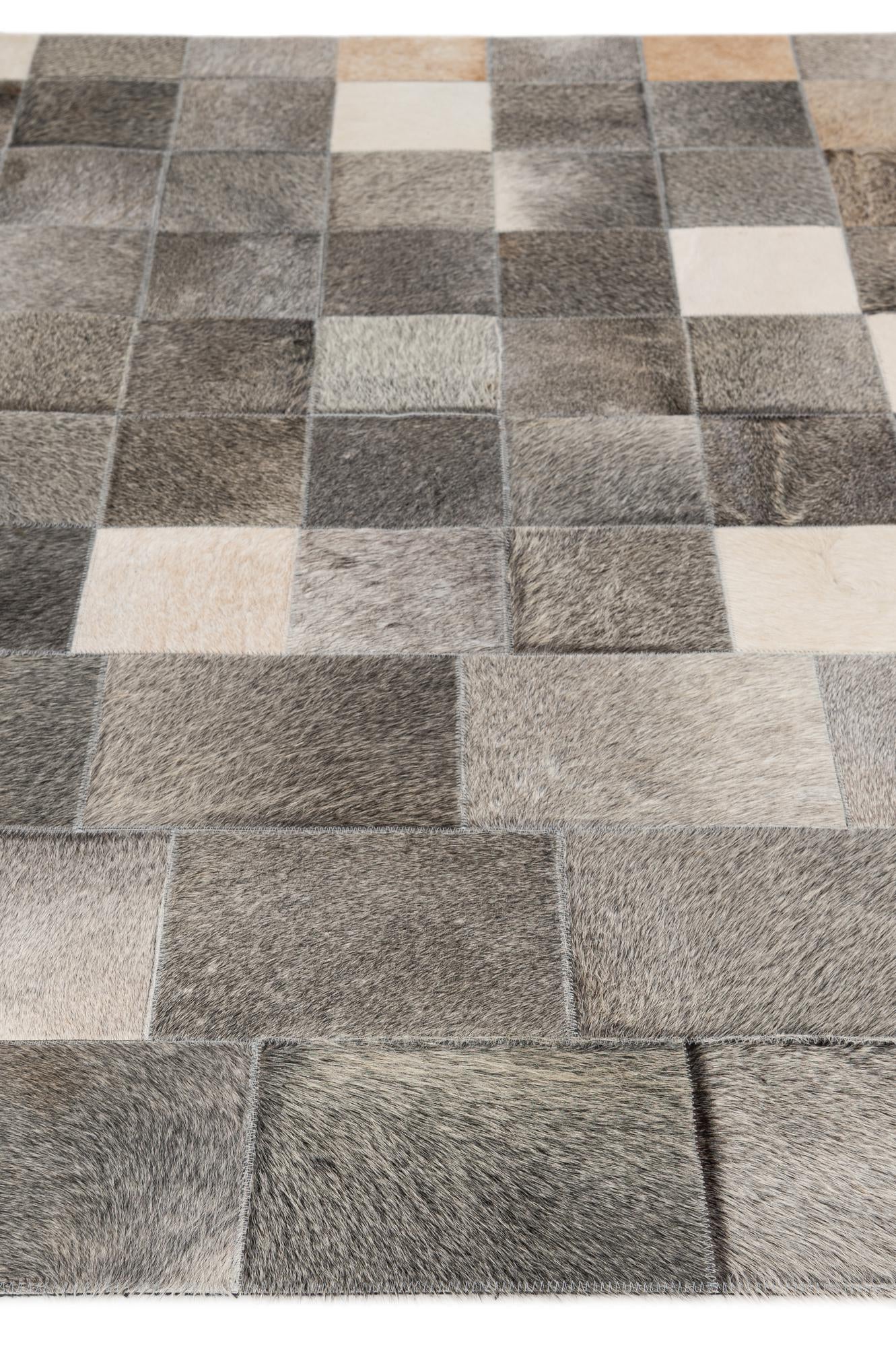5' x 8' Cowhide - Patchwork Rug