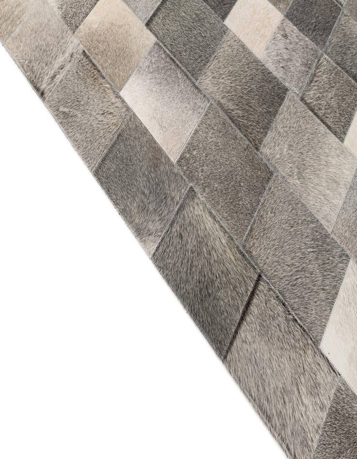 Detail image of 5' x 8' Cowhide - Patchwork Rug