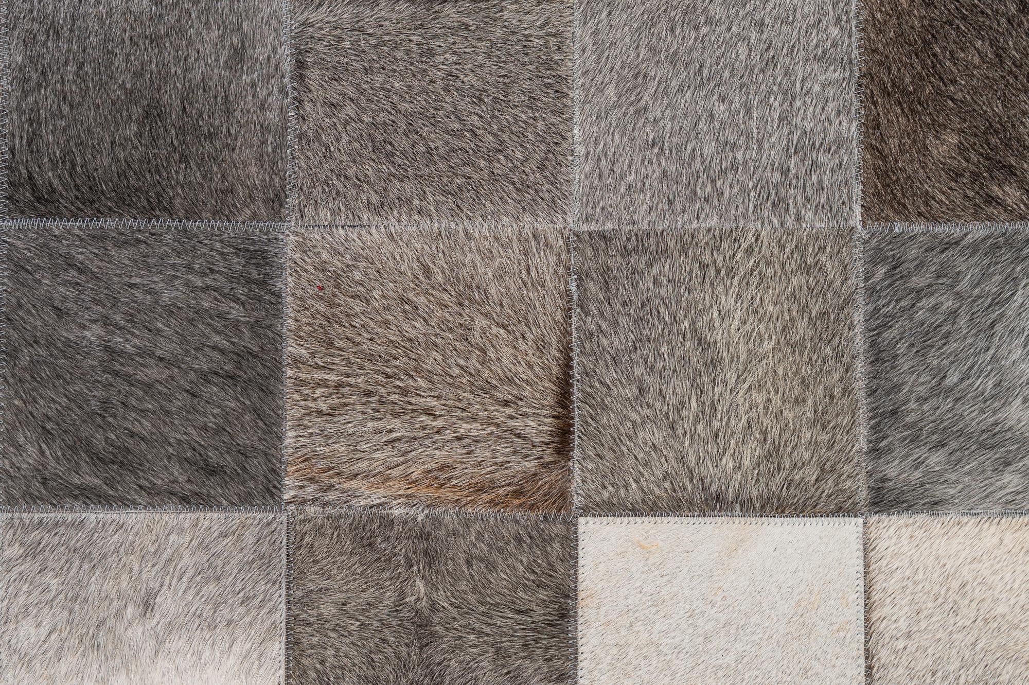 5' x 8' Cowhide - Patchwork Rug