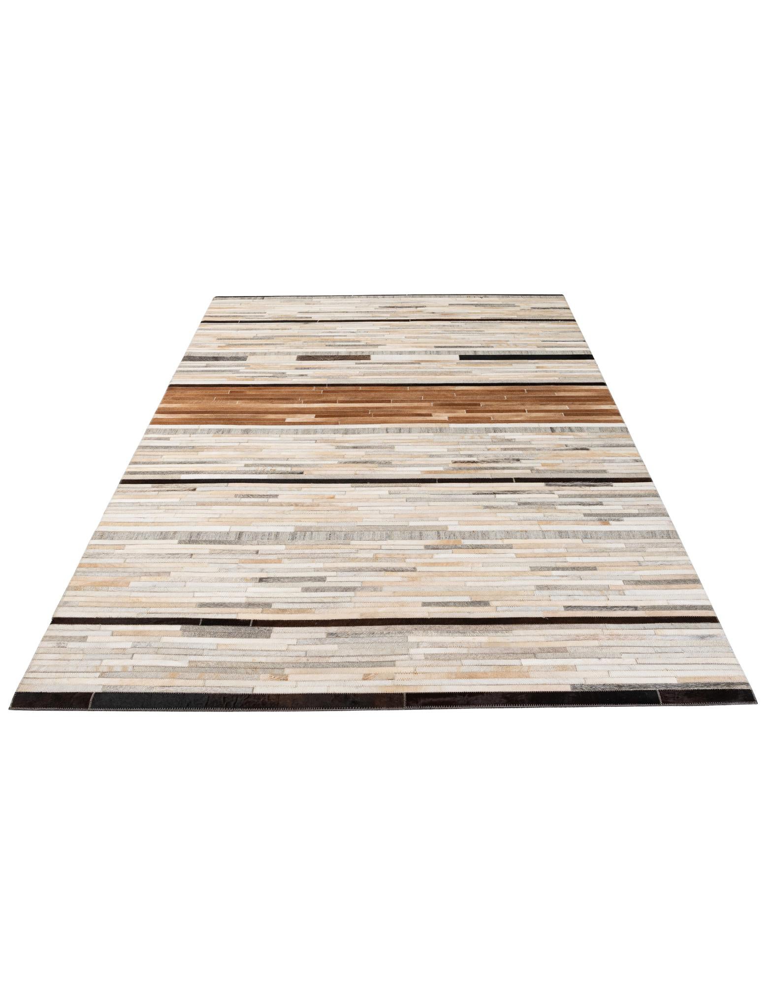 5' 1 x 8' Cowhide - Patchwork Rug