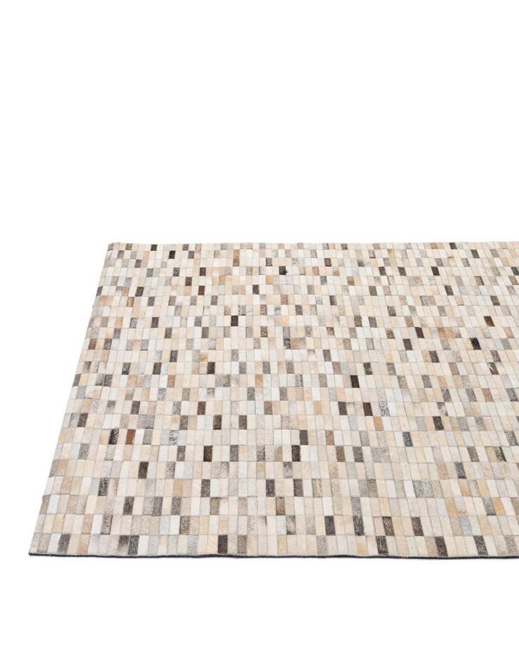 Detail image of 5' 1 x 8' 1 Cowhide - Patchwork Rug